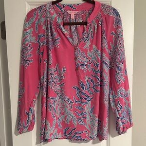 Lilly Pulitzer Elsa Silk Top